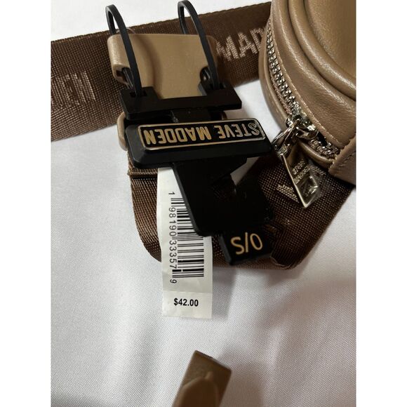 Steve Madden NWT Bronze brown belt bag NWT retail $42 - Picture 7 of 7